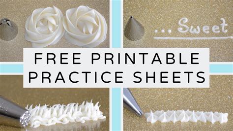 Printable Piping Practice Sheets Pdf